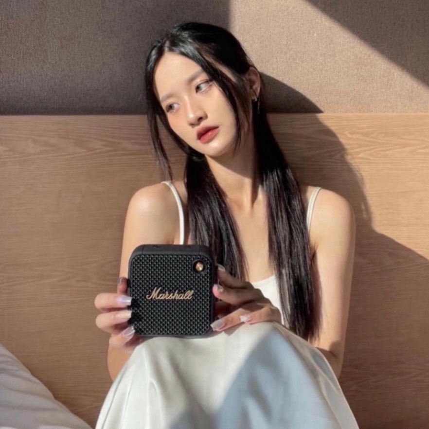 Loa bluetooth mini Marshall willen không dây bass mạnh cho điện thoại máy tính laptop pc giá rẻ bass treble rõ ràng