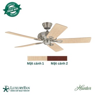 Quạt Trần Mỹ Hunter Savoy 5 Cánh Gỗ Plywood Chính Hãng LuxuryFan Quạt Trần Đẹp