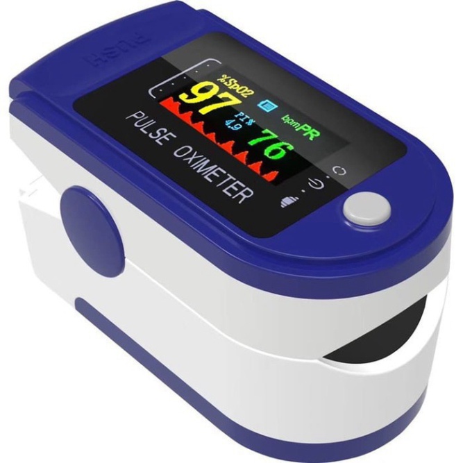 Máy đo nồng độ oxy trong máu và nhịp tim máy đo Spo2 Pulse Oximeter LK87 kẹp ngón tay ..
