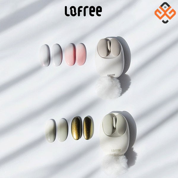 Chuột không dây Lofree cánh hoa nhỏ, thiết kế nhỏ gọn phù hợp cho văn phòng