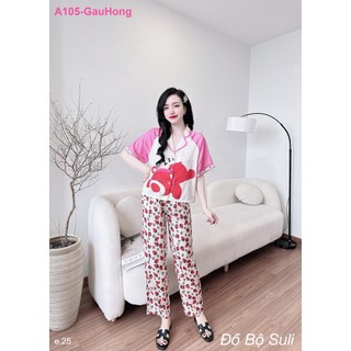 Bộ Dài Pijama Lụa Latin A105 - Đồ Bộ Suli