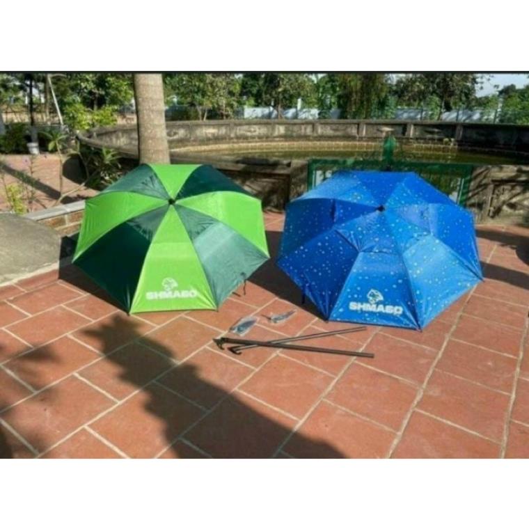 Ô câu cá - Ô Dù che Nắng Mưa hình xanh sọc dưa và giọt nước