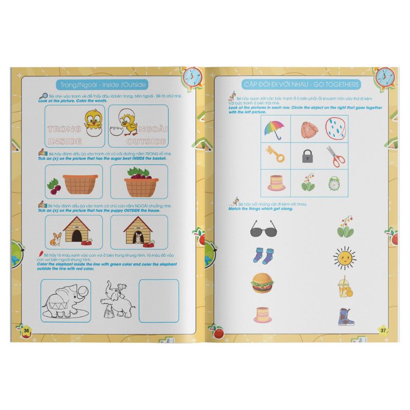 Sách - Toán Tư Duy Beginning Creative Math - Dành Cho Bé 4-6 Tuổi