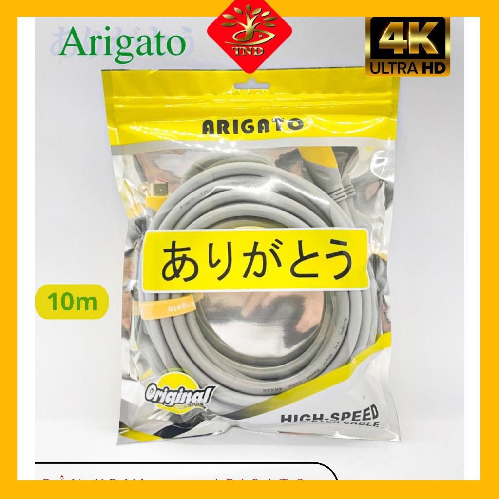 Dây cáp HDMI dài 10M 15M 20M Arigato 19+1 Lõi Đồng Chất Lượng Full HD - 2k*4k