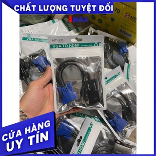 Cáp chuyển đổi vga to hdmi có audio mt-viki - bộ chuyển đổi vga to hdmi arigato