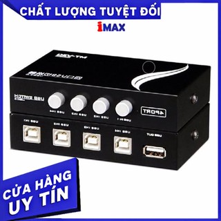 Bộ Chia Máy In 1 Ra 4 Để Kết Nối 1 Máy In Với Nhiều Máy Tính