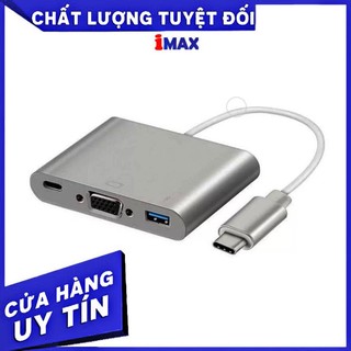 Cáp Chuyển Tin Hiệu USB Type C Sang VGA kèm USB 3.0 Full HD 4k
