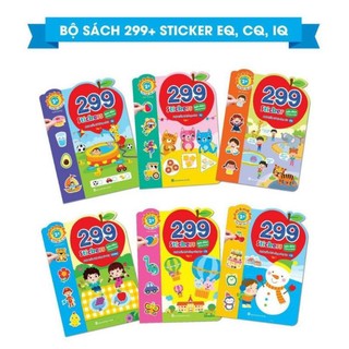 Sách - 299 sticker bóc dán thông minh phát triển iq eq cq