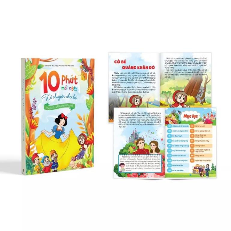 Sách - 10 Phút Mỗi Ngày Kể Chuyện Cho Bé