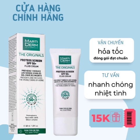Kem chống nắng martiderm sps50+ 40ml chính hãng korea autcometic.1 As.shop