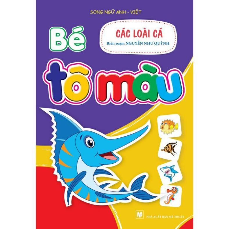 Sách - Bộ 20 Cuốn Tô Màu , Tô Hình Cho Bé
