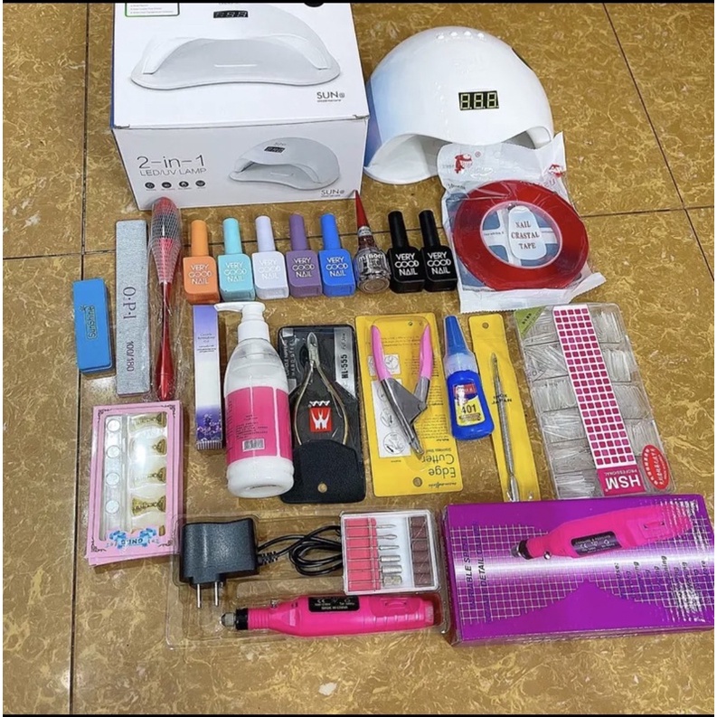 Combo đồ nail đầy đủ 625k