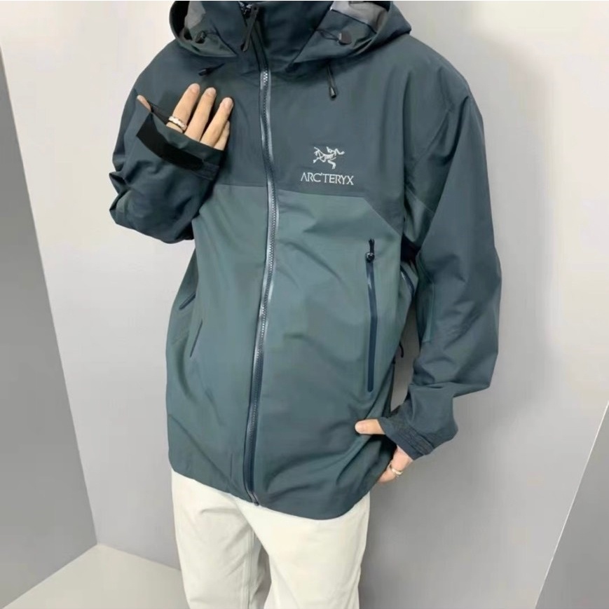 Áo Khoác Leo Núi Du Lịch Arc'teryx Men Beta AR Jacket Khóa Kéo Chống Thấm