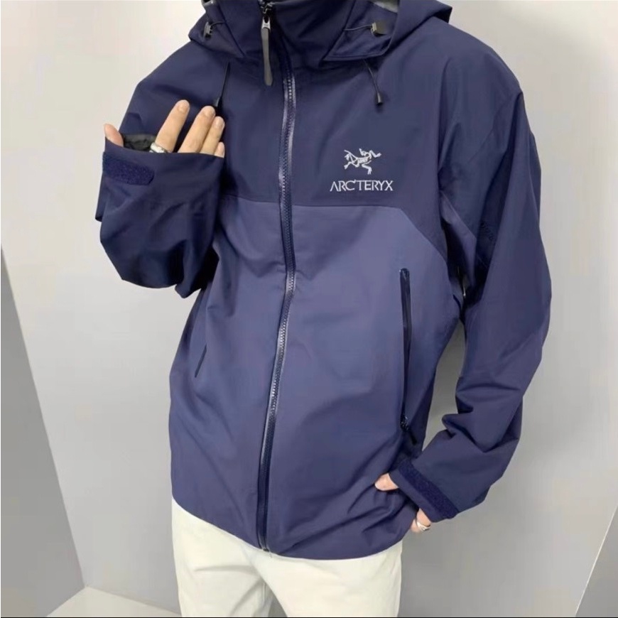 Áo Khoác Leo Núi Du Lịch Arc'teryx Men Beta AR Jacket Khóa Kéo Chống Thấm