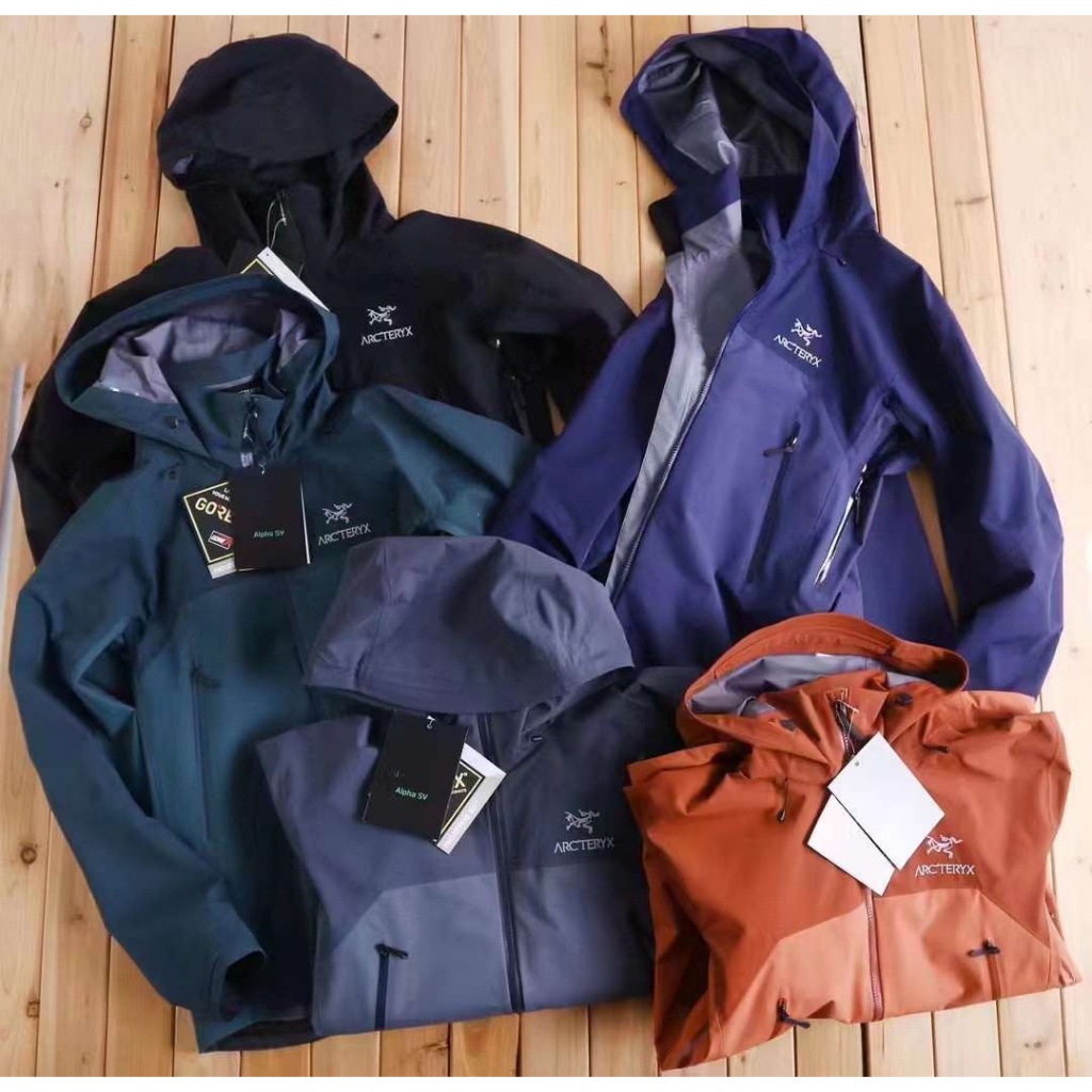 Áo Khoác Leo Núi Du Lịch Arc'teryx Men Beta AR Jacket Khóa Kéo Chống Thấm