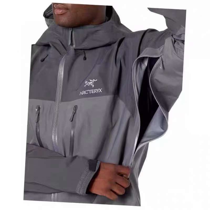 Áo Khoác Leo Núi Du Lịch Arc'teryx Men Beta AR Jacket Khóa Kéo Chống Thấm