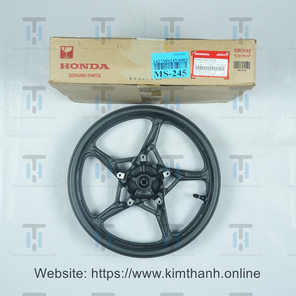 Mâm trước Airblade 2020 Honda VN _ 44650K1G, 44650K1F