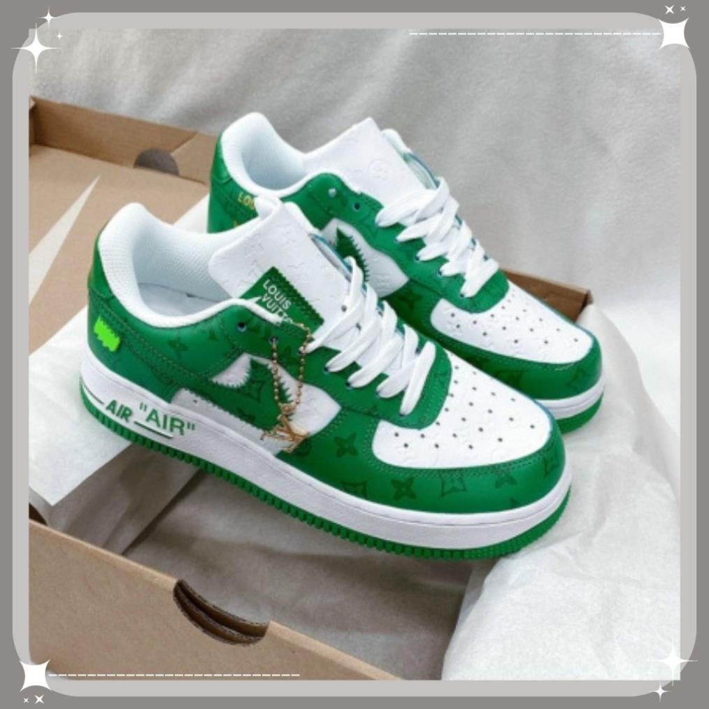 Giày Nike_Trắng LV AF1, Giày Air Force 1 LV Louis Vuitton Nam Nữ Hàng Đẹp - SNEAKER2023