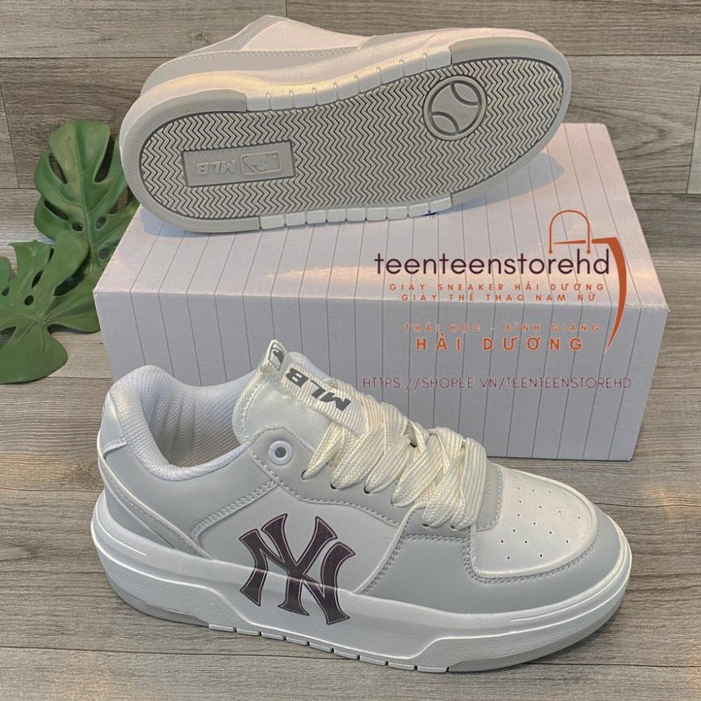 Giày thể thao mlb chunky liner new york, giày mlb ny xám trắng liner. giày s11 size 36-43