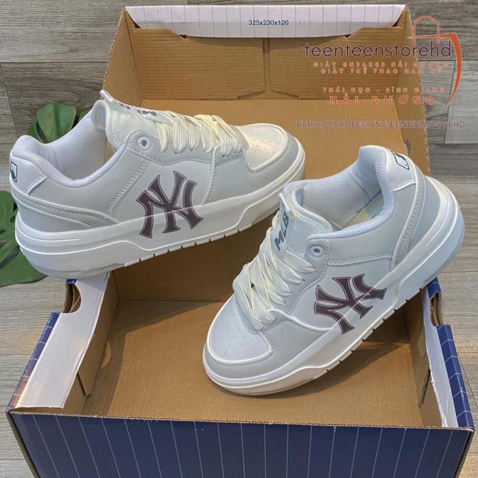 Giày thể thao mlb chunky liner new york, giày mlb ny xám trắng liner. giày s11 size 36-43