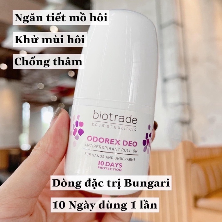 Lăn khử mùi g i ảm tiết mồ hôi Biotrade Odorex Deo