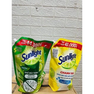 Nước rữa chén sunlight túi 3.6kg (Màu vàng)