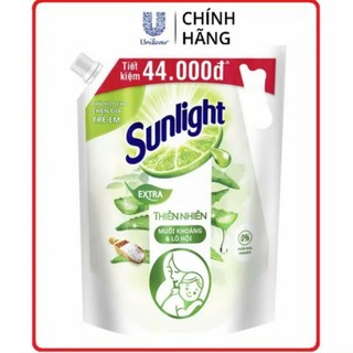 Nước rữa chén sunlight túi 3.6kg (Màu vàng)