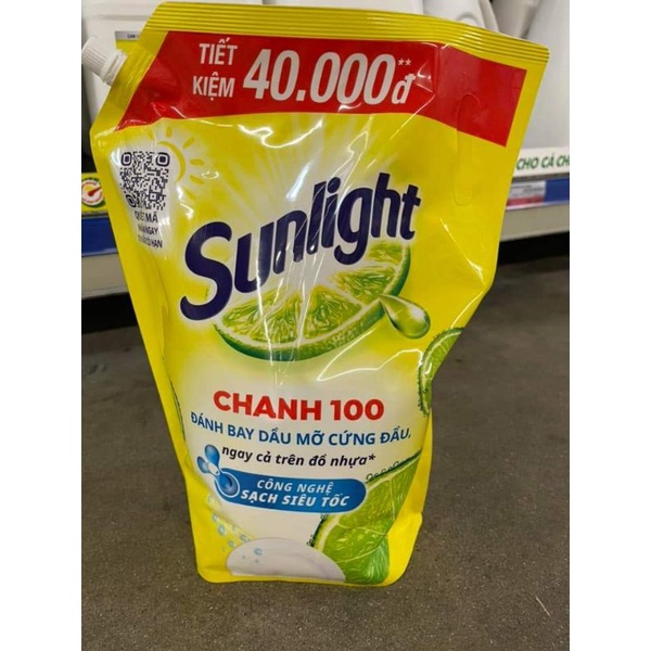 Nước rữa chén sunlight túi 3.6kg