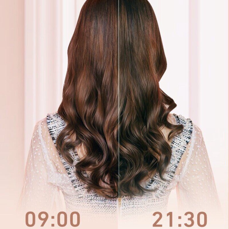 Máy uốn tóc xoăn xoay tự động 360° - Máy làm tóc uốn xoăn tự động tiện lợi