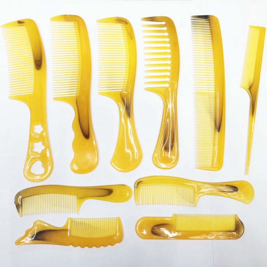 Set 10 Lược Răng Thưa Lược Răng Nhỏ Mẫu Mới 2023 - Lược chải tóc cắt tóc tiện lợi
