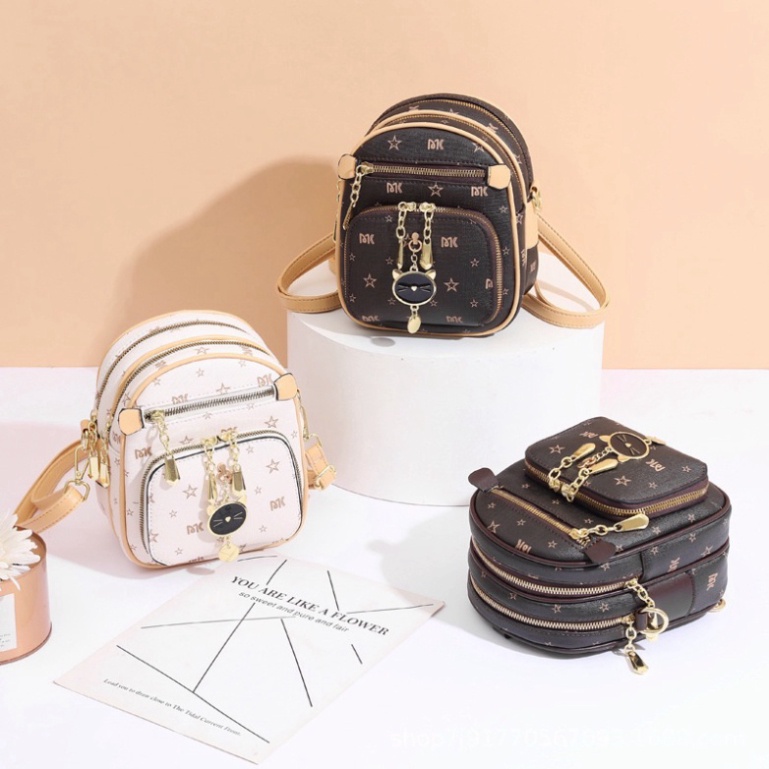 Balo Mini Nữ Hàng Quảng Châu Cao Cấp - Túi Chéo Nữ Mini Tiện Lợi Cho Phái Nữ
