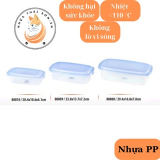 Hộp bầu bảo quản thực phẩm nhựa cao cấp chắc chắn nhiều kích cỡ