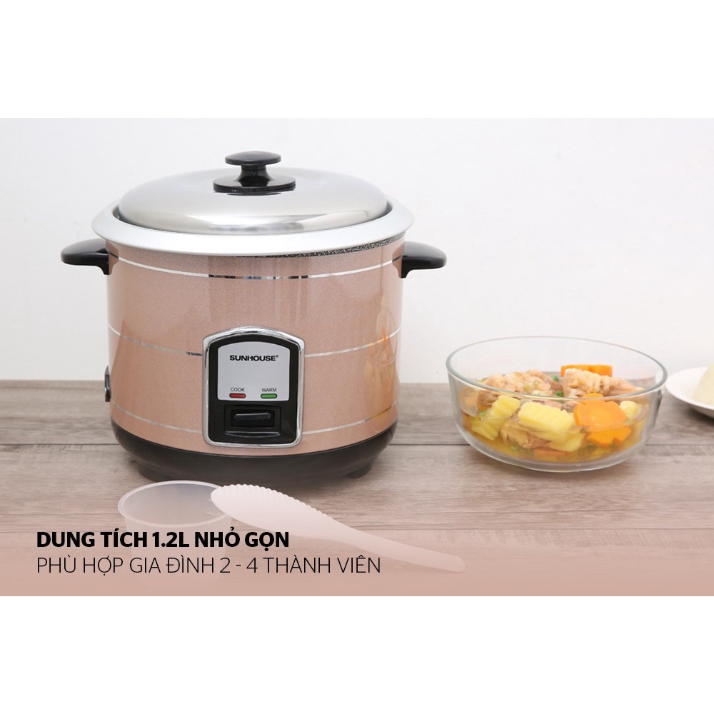 Nồi cơm điện 1.2L SUNHOUSE SHD8105