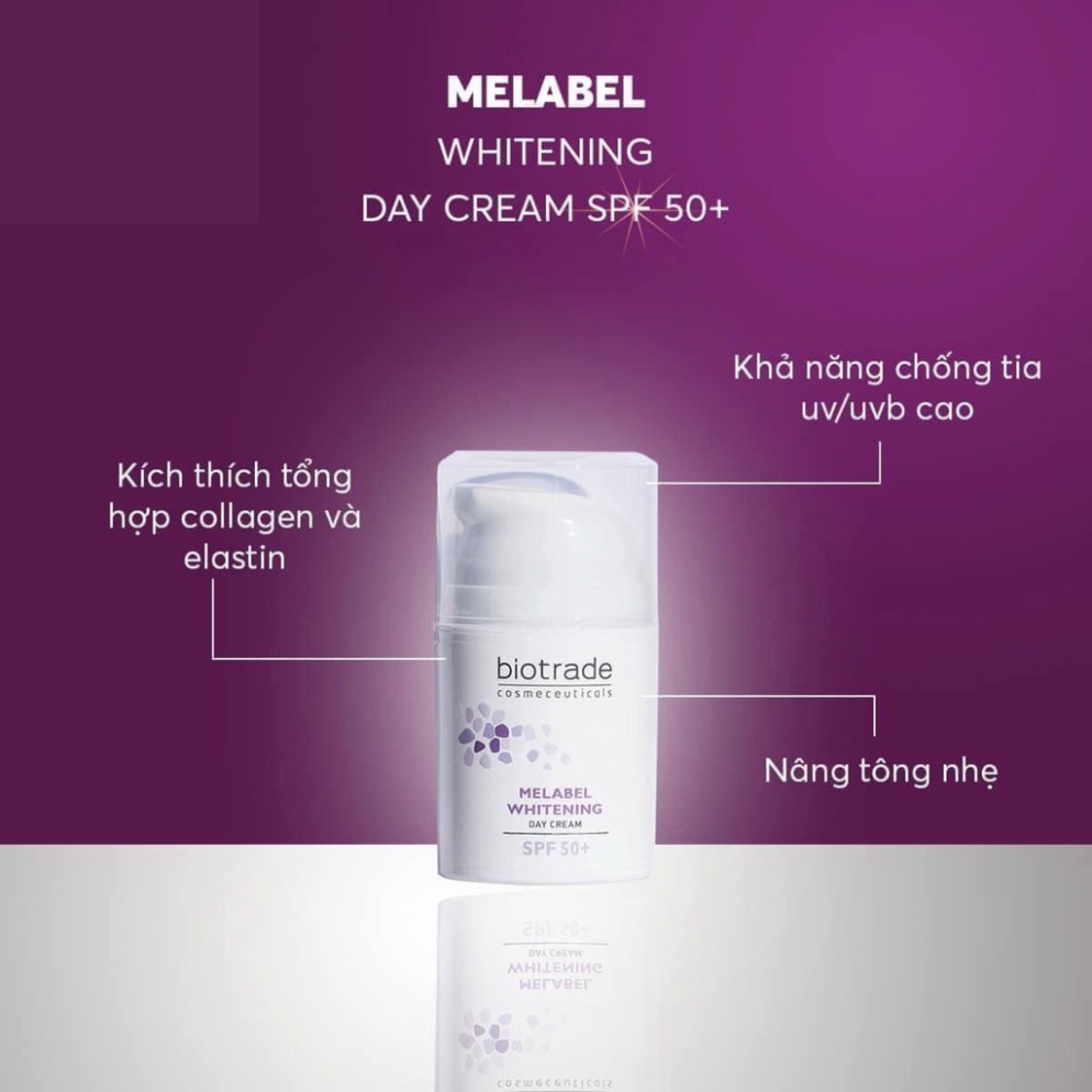 Kem Dưỡng sáng da ban ngày - MELABEL WHITENING DAY CREAM SPF 50+ 50ml