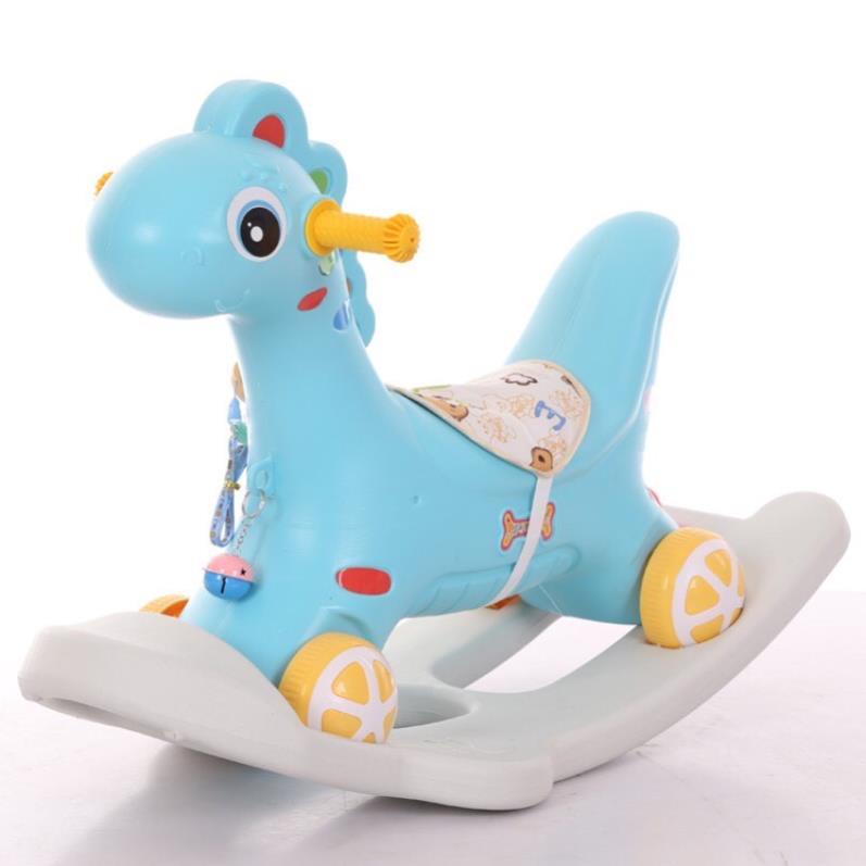 Ngựa Bập Bênh hang nhập khẩu  cho Bé Yêu, Xe Chòi Chân 2 in 1 Có Nhạc Siêu Dễ Thương