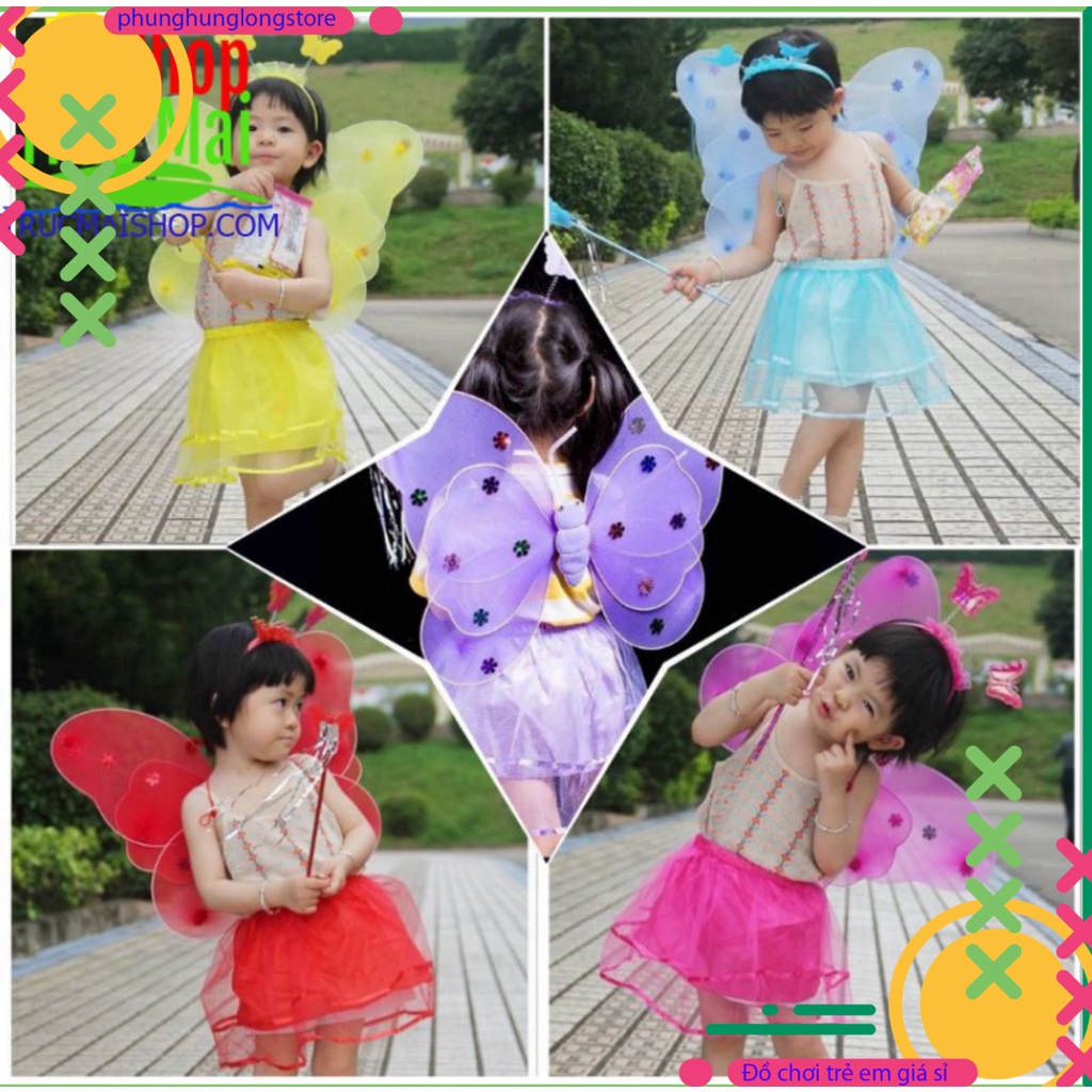 Đồ chơi trung thu cánh bướm hóa trang thiên thần cho bé gái