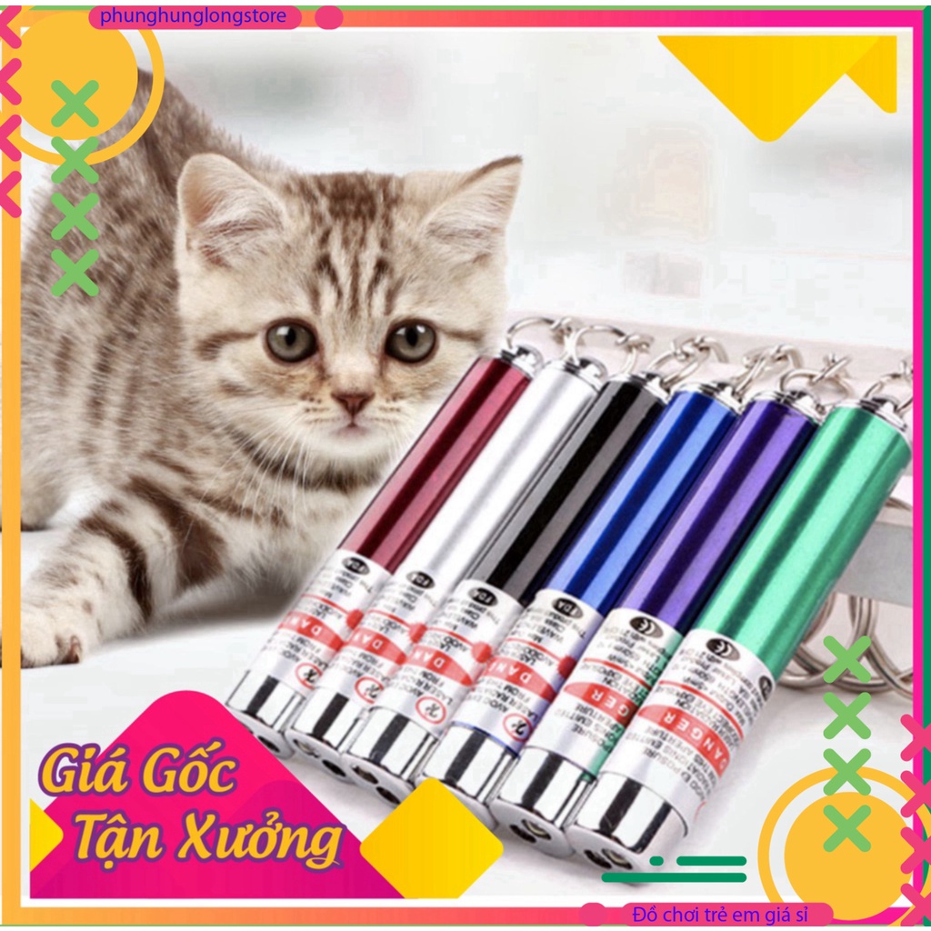 Đèn Laser  LED phát sáng đồ giải trí cho mèo kèm pin giá siêu rẻ