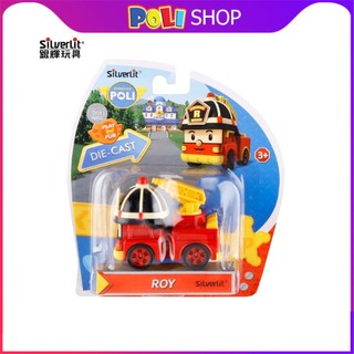 Hàng chính hãng POLI Hàn Quốc - Roy Hợp Kim Silverlit (Box) - Poli và các bạn - Đội xe cứu hộ - Robocar Poli