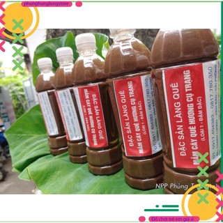 Đặc sản nông thôn Mắm Cáy quê nhà Cụ Trạng loại nguyên chất cực ngon không qua pha chế chai 500ml