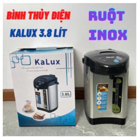 Bình Thủy Điện, Siêu Tốc Inox Kalux Kl-038 Dung Tích 38l