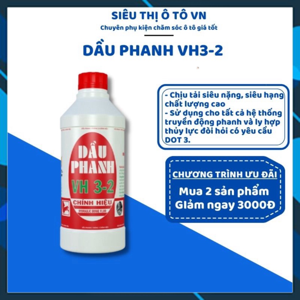 Dầu Phanh (Dầu Thắng)🔥 Freeship 🔥 Dầu Côn / Phanh VH 3-2 Chịu Tải Nặng, Hàng Chất Lượng Cao - STOTVN