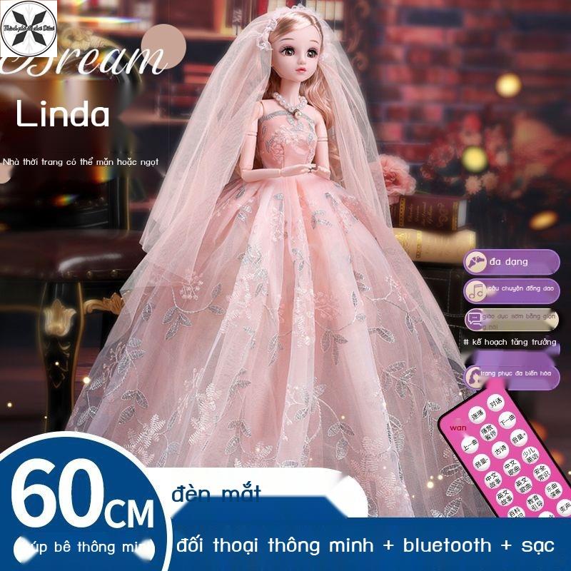 【Hàng có sẵn】60Cm Ngoại Cỡ Đầm Bộ Búp Bê Bé Gái Công Chúa Có Thể Sạc Lại Biết Nói Đồ Chơi Trẻ Em Quà Tặng Sinh Nhật