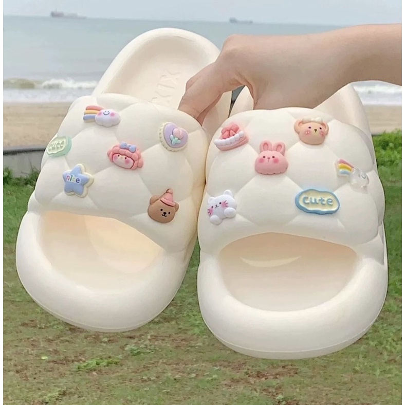 DÉP BÁNH MÌ/ĐẾ CAO XIXITIAO KÈM STICKER DỄ THƯƠNG [Order+Ảnh thật cuối]