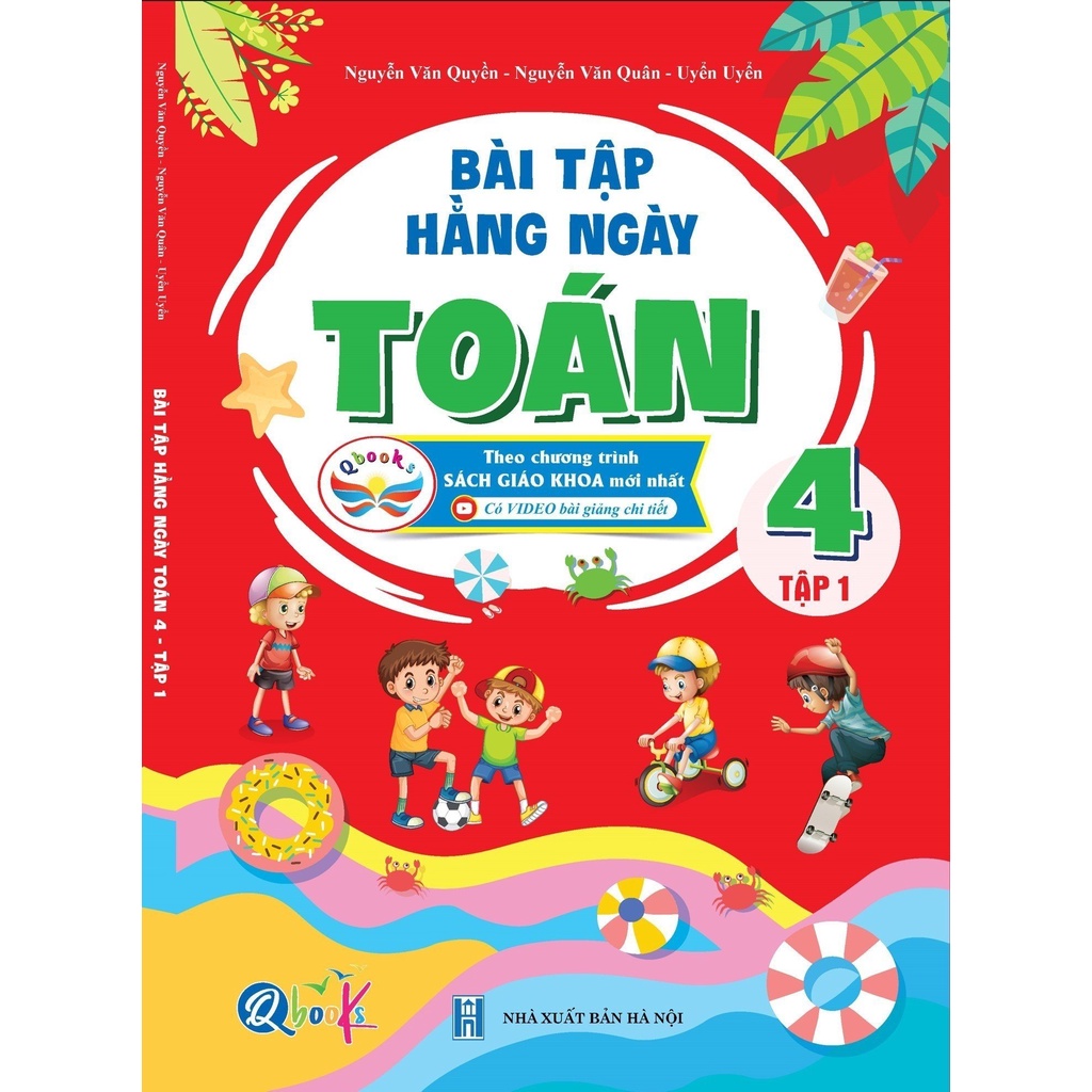 Sách - Combo 2 cuốn Bài tập Hàng Ngày Môn Toán, Tiếng Việt Lớp 4 - Tập 1 - Cánh Diều - QC 420