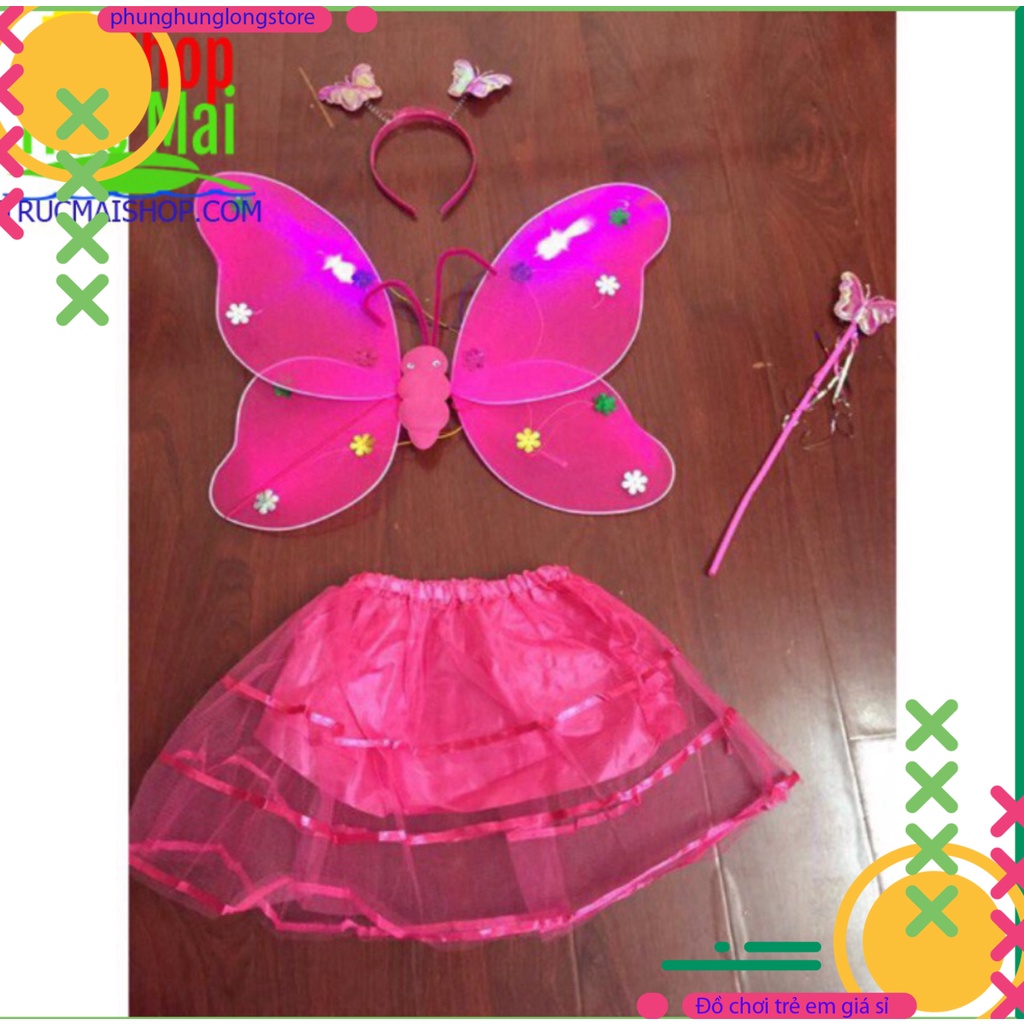 Cánh tiên kèm váy cho bé
