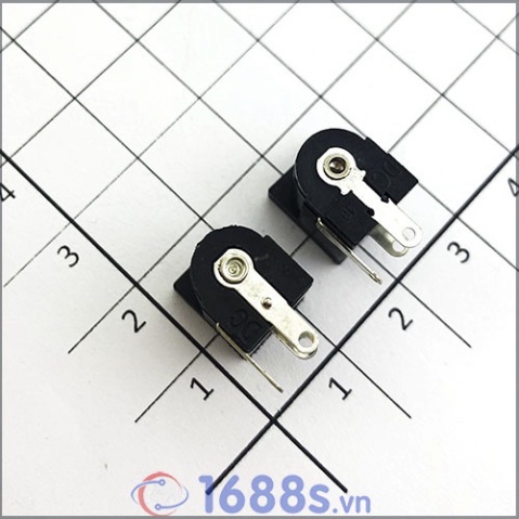 Jack nguồn, đầu cắm nguồn DC cái 5.5*2.1 / 5.5*2.5  - chân hàn - 1688s.vn