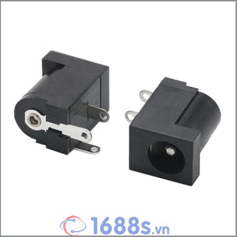 Jack nguồn, đầu cắm nguồn DC cái 5.5*2.1 / 5.5*2.5  - chân hàn - 1688s.vn