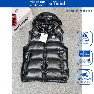 Áo Khoác Lông Vũ Gilet Nam MONCLER BORMES DOWN VEST Siêu Nhẹ Thời Trang Chất Liệu Bền Bỉ Kháng Nước Có Mũ