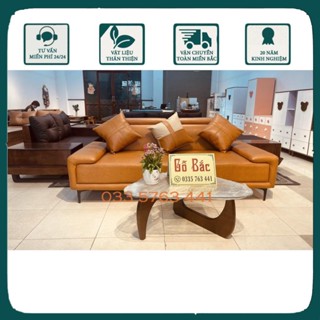 HOT Ghế sofa đơn khung gỗ tự nhiên bọc da nhập khẩu hàn quốc kích thước ghế dài 2m tựa gật gù điều chỉnh độ ngả lưng