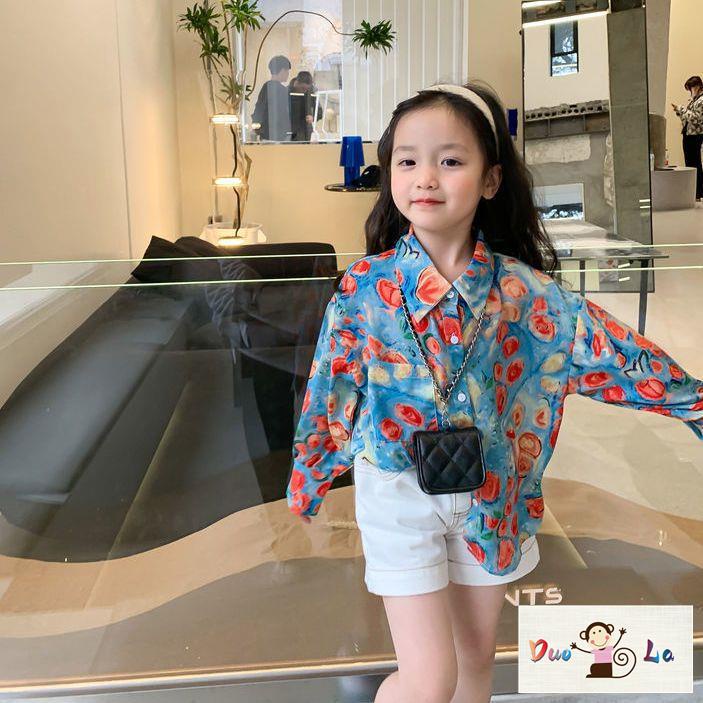 Áo Sơ Mi Tay Dài In Họa Tiết Graffiti Thời Trang Mùa Thu 2023 Cho Mẹ Và Bé